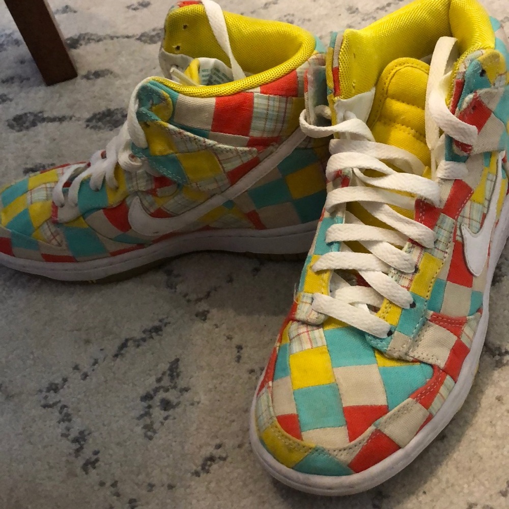 Nike Dunk high top sneakers
